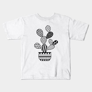 Zentangle plant Kids T-Shirt